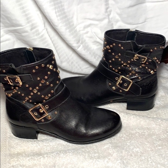 INC International Concepts Shoes - Leather ankle boots -booties